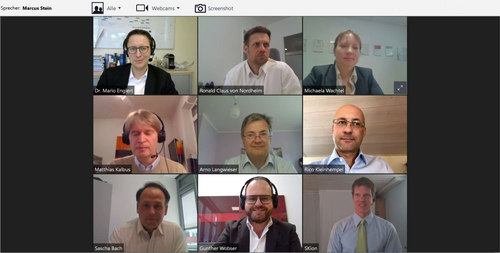 Picture 1: Video conference